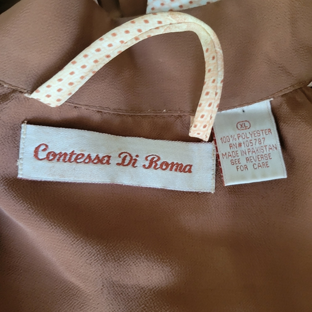 Contessa Di Roma XL Vintage Robe - Picture 2 of 7